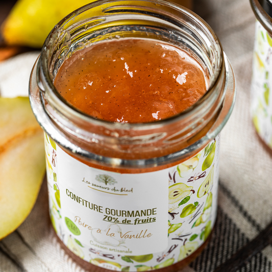 Confiture Gourmande Poire & Vanille