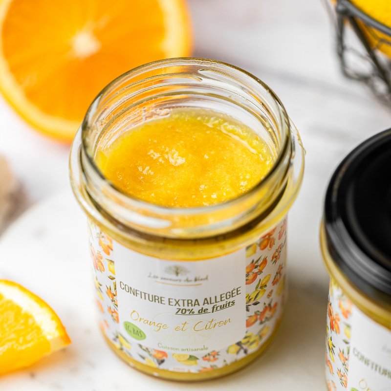 Confiture Allégée Orange & Citron - Les saveurs du bled