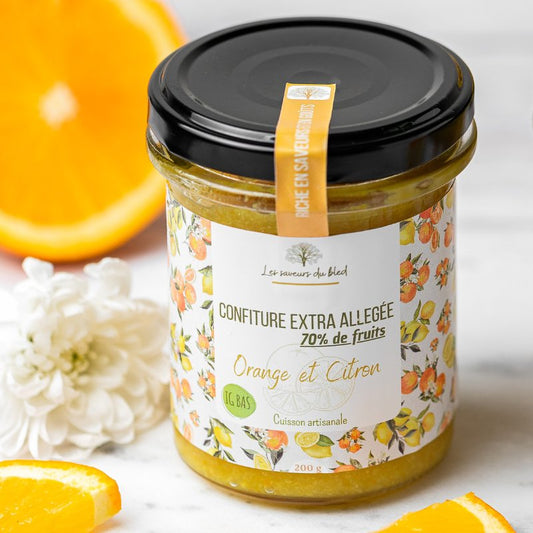 Confiture Allégée Orange & Citron - Les saveurs du bled